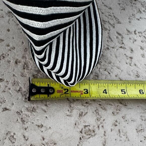 Villager by Liz Claiborne Striped Black and White Women's Tote Bag - Picture 8 of 11